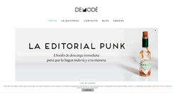 Desktop Screenshot of demodebooks.com