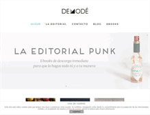 Tablet Screenshot of demodebooks.com